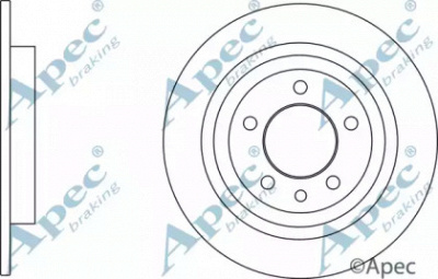 APEC BRAKING dsk3123 -  Тормозной диск